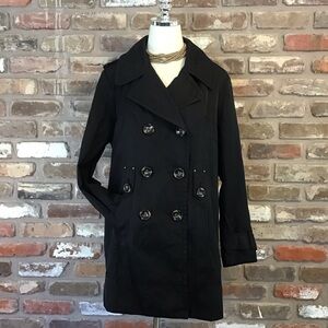 JONES NEW YORK Women’s Black Trench Coat XL
